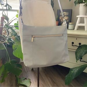A New Day | Light Gray Crossbody Bag with Adjustable Strap